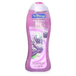 Softsoap Moisturizing Body Wash, Blackberry Sugar, 20 Ounce